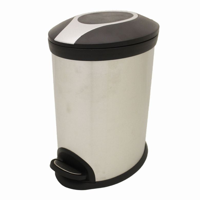 STAINLESS WASTE BIN