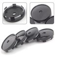 thumbnail image 5 of 4pcs Car Blank Wheel Hub Center Cap Black 56mm Rim Cover Auto No Logo Badge Universal Car Wheel Rims Center Hubcap Cover, 5 of 5