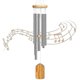 thumbnail image 1 of Wind Chimes Outdoor, Garden Wind Chime For Patio Backyard Home Decor Aluminum Alloy Tubes(1pcs, Silver), 1 of 5