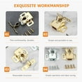 thumbnail image 2 of WORGEOUS 100 pcs Cabinet Latches And Catches Spring Cabinet Latches Double Ball Roller Catch, 2 of 8