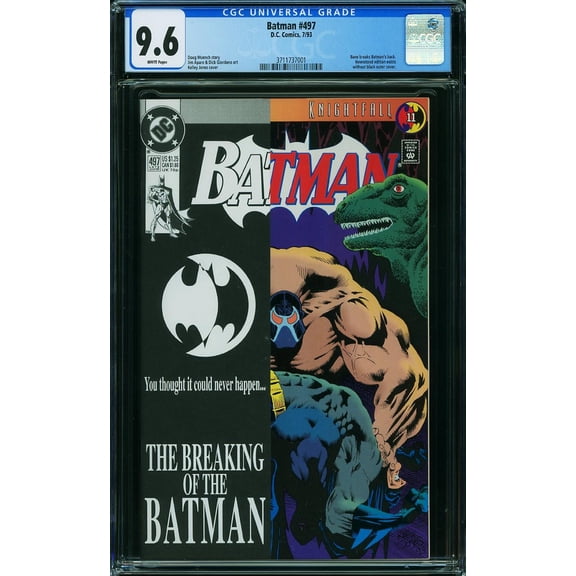 Batman #497 - CGC 9.6 Comic Book