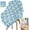 Blue- 3D Daisy, variant on Crochet Kit for Beginners, Crochet Starter Kit for Blanket, Granny Squares Video Instructions, Easy to Learn Knitting for Beginner