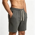 thumbnail image 2 of IROINNID Men's Relaxed Fit Drawstring Athletic Shorts with Elastic Waist Side Pockets Lightweight Breathable Fabric for Summer Gym Running and Sports, 2 of 6