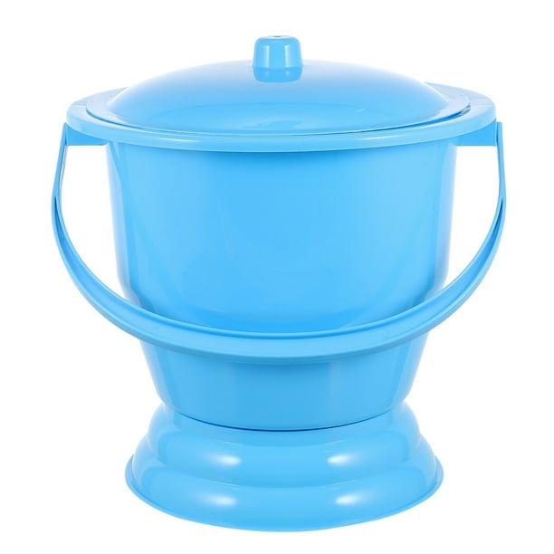 Pote de cámara plástica Ligero adulto para adultos Botella de urinario Spittoon con tapa