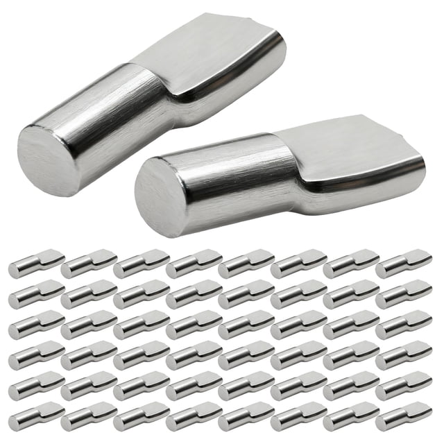 Soportes para estantes RiseQuintador de metal de 5 mm, 100 piezas