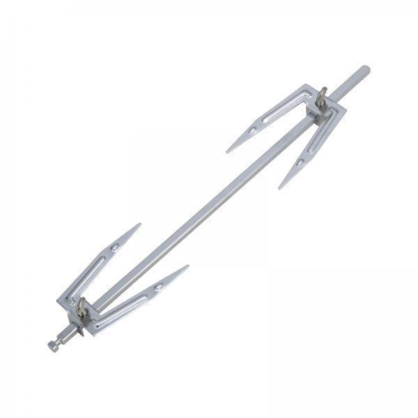 Rejilla para asar,Tenedor para pollo asado a la parrilla de 28 cm Tenedor para freidora de aire,Tenedor giratorio para pollo de 11 pulgadas de acero inoxidable,Tenedor giratorio para pollo