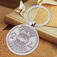 thumbnail image 3 of Ejoyous Antique 50 Years Perpetual Calendar Keychain Metal Key Ring Accessory, Perpetual Calendar Keychain, Calendar Key Ring, 3 of 7