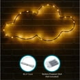 thumbnail image 3 of Loft Lyfe Princess Cloud Accent Light LED Sign, Wall Mounted & Battery-Powered 30 Lights Wall Decor, 3 of 7