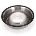 thumbnail image 2 of Cuenco de acero inoxidable para perros, utensilios para comida de mascotas, cuenco de acero inoxidable (18 cm de diámetro de la base), 2 of 5