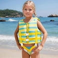 thumbnail image 2 of Baby Life Jacket 9-11 Years Kids Life Vest Approved Type III Life Jacket Perfect for Boating Swimming Watersports Fitted for Kids Under 30 50 lbs #Yellow, 2 of 5