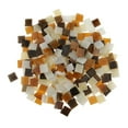 thumbnail image 1 of 250 Uds Piezas de Azulejos de Mosaico de Vidrieras de Colores perfecl Formas Cuadradas para Hacer para Niños Y Decoraciones para La Cocina marrón, 1 of 8