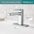 thumbnail image 4 of Peerless P1519lf-Lpu Xander 1 GPM Single Hole Bathroom Faucet - Black, 4 of 5
