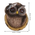 thumbnail image 2 of Owl Tree Hugger Garden Yard Art Outdoor Tree Sculpture Garden Decoration, 2 of 7