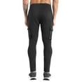 thumbnail image 6 of BROKIG Men's Zip Cargo Jogger Pants Gym Workout Athletic Sweatpants with Pockets (Large, Black), 6 of 8
