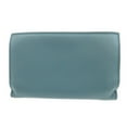 thumbnail image 3 of Pre-Owned Bottega Veneta Flower Leather Blue Bi-fold Wallet 0857BOTTEGA... (Good), 3 of 8
