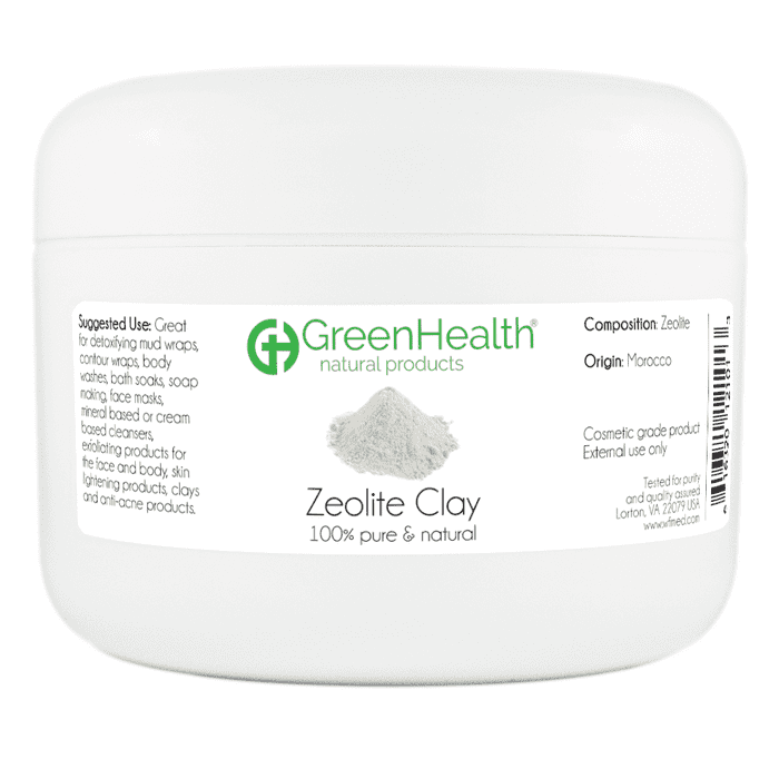 Zeolite Clay 6 oz Plastic Jar