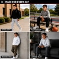 thumbnail image 3 of Quad Seven Boys’ Sweatpants – 4 Pack Active Fleece Joggers (Size: 4-18), 3 of 7