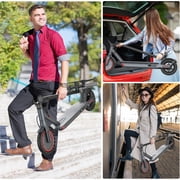 Electric Scooter Adults 350W Motor 19 MPH Top Speed 21Miles Range 8.5” Tires Foldable Lightweight E-Scooter with Dual Braking System App Control