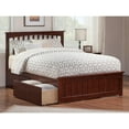 thumbnail image 2 of Mission Queen Platform Bed with Matching Foot Board with 2 Urban Bed Drawers, Multiple Colors, 2 of 5