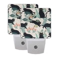 thumbnail image 6 of Yayeee LED Plug in Night Light for The Home with Auto Dusk to Dawn Light Sensors, 2 Pack, Black Floral Cat Pattern, 6 of 6