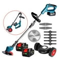 thumbnail image 2 of Handheld Electric Lawn Mower Foldable Trimmer Adjustable Garden Pruning Cutting Power Tools Lithium Battery 8 Accessory ,Easy to Use, 2 of 8