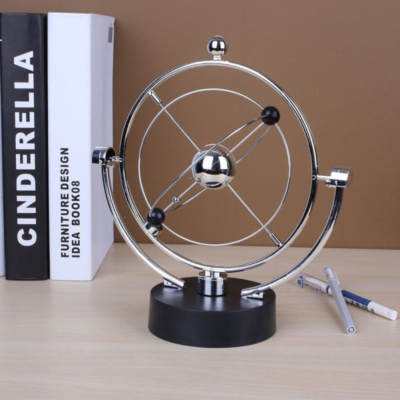 ThinkTop Educational Physics Mechanics Science Toy Kinetic Art Milky Way Orbital Gadget Perpetual Motion Gizmos Home Office Desk Decoration Gift 