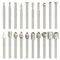 thumbnail image 3 of Electric Accessory,Shank Hss Tools File Cutter Rotary Burrs 20pcs Shank Hss Set Tools File Burrs Set Tools Jinmie Buzhi Rookin Siuke, 3 of 6
