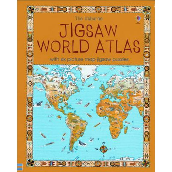 Pre-Owned Usborne Jigsaw Books: The Usborne Jigsaw World Atlas (Board book)