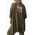 thumbnail image 2 of Conjunto de Chándal PRETTYGARDEN de Dos Piezas para Mujer Verde Militar Talla S, 2 of 7