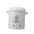 thumbnail image 3 of MesaSe Vintage White Galvanized Iron Ventilated Vegetable Storage Tin, 3 of 7