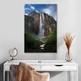 thumbnail image 2 of Elephant Stock Towering Angel Falls Wall Art - Vertical Canvas Wall Art - Living Room Wall Decor - Nature Canvas - Brown And Green Decor - 20" x 30", 2 of 8
