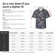 thumbnail image 5 of Balery Purple-Gold Triangles Camisas hawaianas de manga corta para hombre, camisas playeras de corte holgado, camisas de vacaciones con botones,XX-Large, 5 of 7