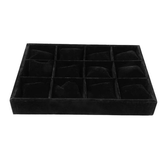 Velvet Watch Drawer Storage - Jewlery Organizer Tray Watch Rings Display Showcase (Multifunction,13.8 .5 X 2inch)