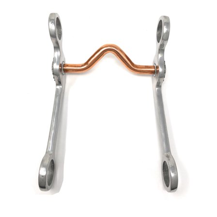 AJ Tack Copper Medium Port Grazing Bit