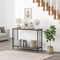 thumbnail image 6 of Console Table, 41.3" Narrow Entryway Table, Industrial Sofa Table with Metal Frame, Entrance Table for Living Room, Hallway, Foyer, Bedroom, 6 of 7