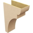 thumbnail image 5 of 11"W x 22"D x 33"H Classic Yorktown Rough Cedar Woodgrain TimberThane Corbel, Primed Tan, 5 of 6