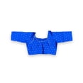 thumbnail image 2 of Blue Traditional Ready Made Blouse for Saree, Cultural Wear for Women, 027, 2 of 5