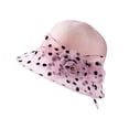 thumbnail image 1 of WEIYLL Chapeau de Soleil pour Femmes Robe Grand Feuille Fleur pour Douche Nuptiale Rose, 1 of 4