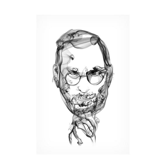 Trademark Fine Art 'Steve Jobs' Canvas Art by Octavian Mielu