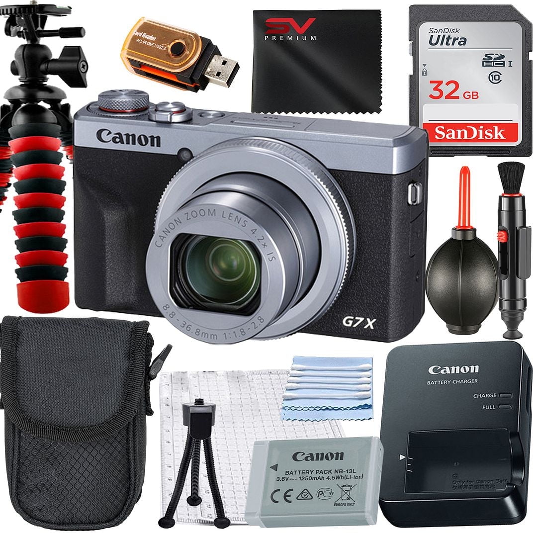 Canon PowerShot G1 X Mark III Wi-Fi Digital Camera Bundle with 2x