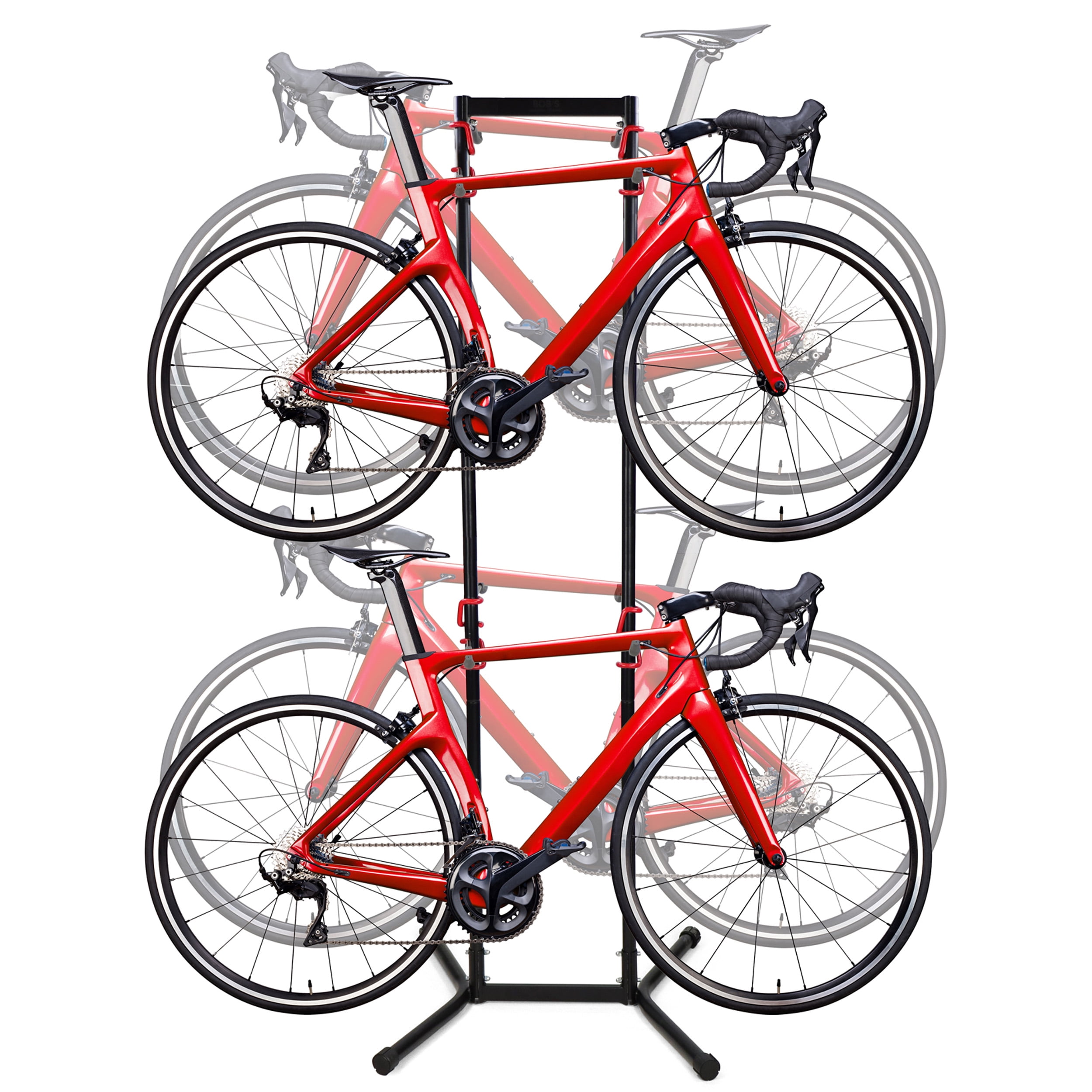 BISupply Stand Up Bike Rack for Garage Storage 4 Bike Rack Floor
