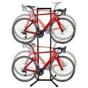 BISupply Stand Up Bike Rack for Garage Storage - 4 Bike Rack Floor Stand