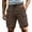 Bronze, variant on Mens Athletic Shorts Cargo Shorts with Multiple Pockets Casual Summer Shorts