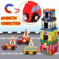 thumbnail image 4 of Juguetes para clasificar y apilar Atoylink para niños pequeños con coches magnéticos, 4 of 7