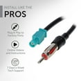 thumbnail image 6 of Metra WM-EU10 Antenna adapter for aftermarket Radio for Select 2002-up BMW and Volkswagen Vehicles (Black), 6 of 13
