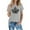Y533 Light Gray, variant on Angala Womens Top Crew Neck Short Sleeve Graphic Print Blouse Summer Soft Comfy Fashion Versatile Ladies Shirts Size L Black