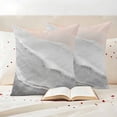 thumbnail image 3 of Gray Black Coastal Wave Outdoor Waterproof Pillow Covers, Summer Modern Ocean Beach Decorative Square Throw Pillowcase Sofa Cushion Sham for Patio/Couch/Chair, 24"x24" 2 Pack, 3 of 8