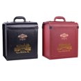 thumbnail image 4 of Wine Bottle Box Creative Faux Leather 6 Bottles Wine Carrier Case Wine Gift Box, 4 of 7