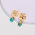 thumbnail image 2 of Womens Earrings Fashion All-match Fake Stone Stud Earrings Dangle Earrings, 2 of 9