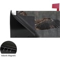 thumbnail image 2 of Coolnut Mailbox Covers Magnetic Standard Size Eagle in Flight at Snowfall Seasonal Mail Wraps for Home Outdoor Decor, 25.4"x20.78", 2 of 5